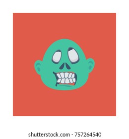 skull square flat