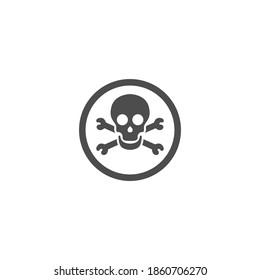 Skull symbol icon design vector
