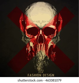 Skull T shirt Graphic Design