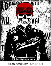 Skull T shirt Graphic Design