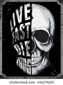 Skull T shirt Graphic Design