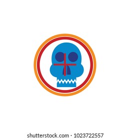 Skull Target Logo icon design