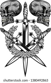 Skull tattoo Combat
