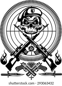 Skull tattoo Combat