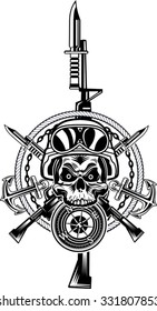 Skull tattoo Combat