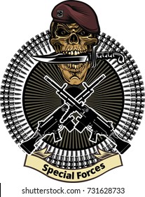 Skull tattoo Combat