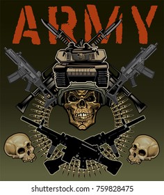 Skull tattoo Combat