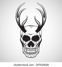skull tattoo logo