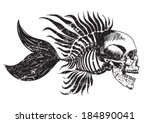 skull tattoo / t-shirt graphics