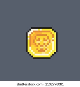 skull token in pixel style