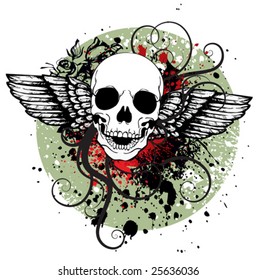 Skull for T-shirt