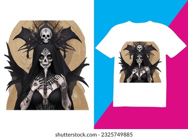 diseño de camisetas de cráneo, camiseta de cráneo.