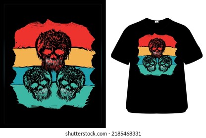 Skull T-shirt design best work 