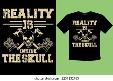 Diseño de camisetas Skull, diseño de camisetas de terror, diseño único de camisetas