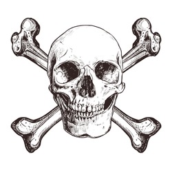 Skull With Two Cross Bones