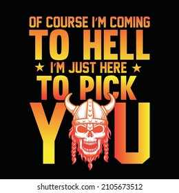 Skull typography awesome t shirt design
