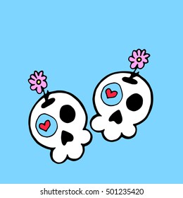 skull vector dead skeleton halloween illustration cartoon