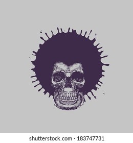 Skull. Vector format