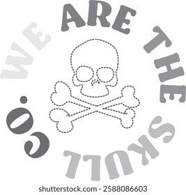 Skull vector graphics illustration file