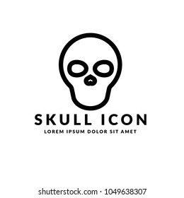 skull vector icon