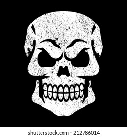 Skull vector icon