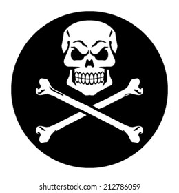 Skull vector icon