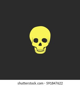 Skull vector  icon.