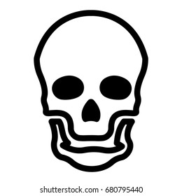Skull Vector Icon 