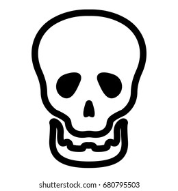 Skull Vector Icon 
