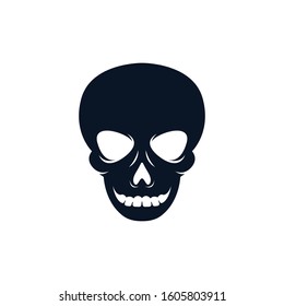 Skull vector icon illustration design