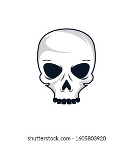 Skull vector icon illustration design