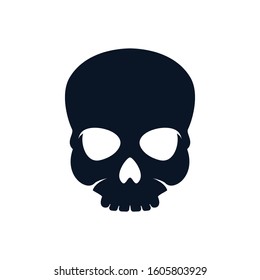 Skull vector icon illustration design
