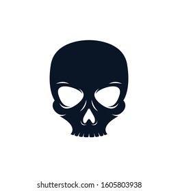 Skull vector icon illustration design