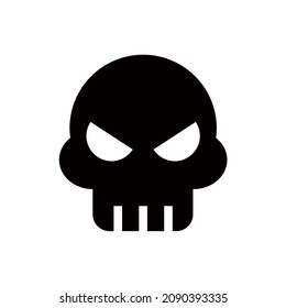 skull vector icon,death, skeleton symbol. Modern,simple flat vector illustration for web site or mobile app