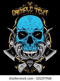  Skull Vector Illustration