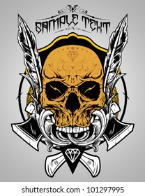  Skull Vector Illustration
