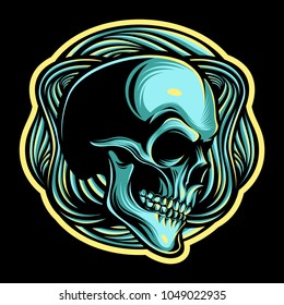 Skull Vector illustration