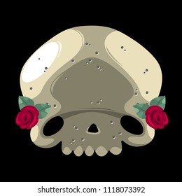 Skull. Vector illustration.