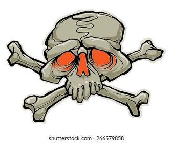 skull vector illustration