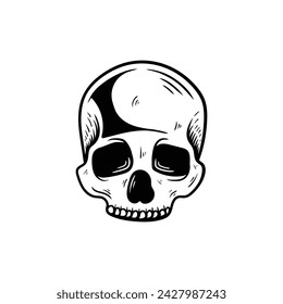 Skull Vector illustration, Collection Of Hand Drawn Skulls