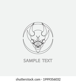 skull vector illustration design icon logo template