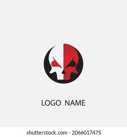skull vector illustration design icon logo template
