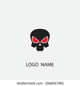 skull vector illustration design icon logo template