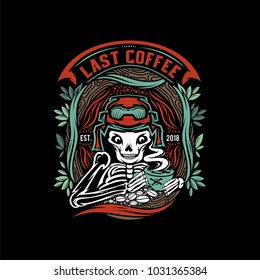 Skull vector illustration for logo, icon, poster, and t-shirt design