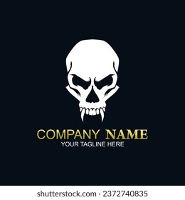 Skull Vector Illustration Luxury design, perfect for vector template Brochure, flyer, presentation, logo, print, leaflet, banner, etc.