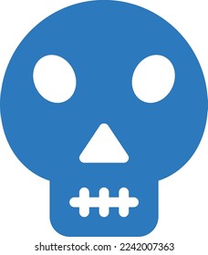 skull  Vector illustration on a transparent background. Premium quality symmbols. Glyphs vector icons for concept and graphic design.