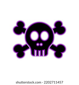 skull vector illustration, perfect for stickers, icons, mascots, logos, templates, t-shirts, etc