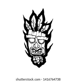 skull vector illustration with spooky nuances, suitable for creative logos and screen printing t-shirts