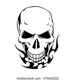 Skull / Vector Skull / Skull illustration / Skull Tattoo