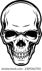 SKULL VECTOR IMAGE DESIGN ILLUSTRATION